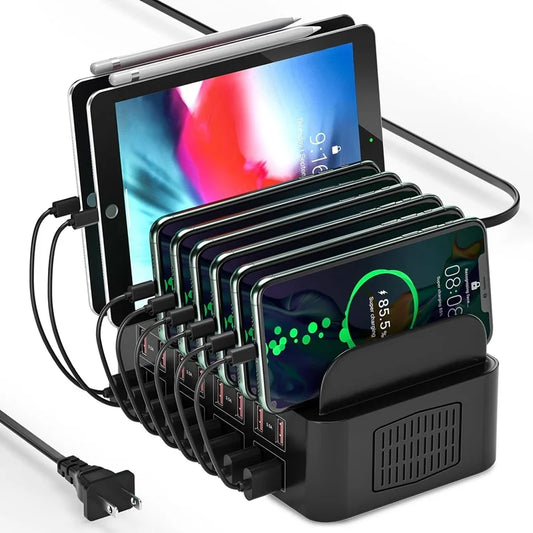 ASENGRY 150W Universal Multi USB Charger 16 Port USB Charging Station