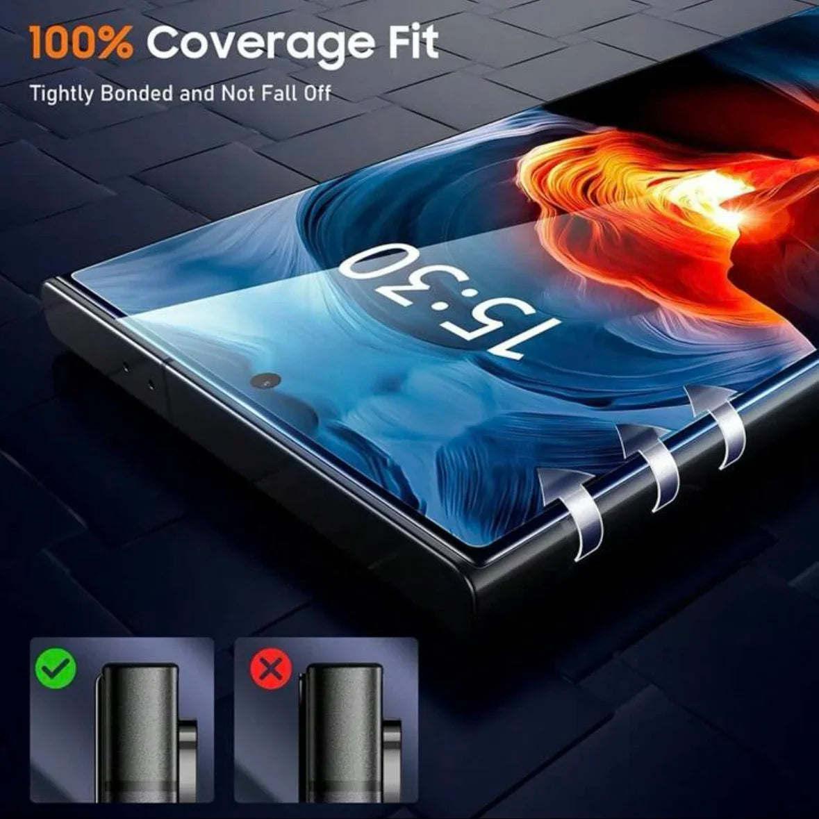 2Pcs Screen Protector Tempered Glass