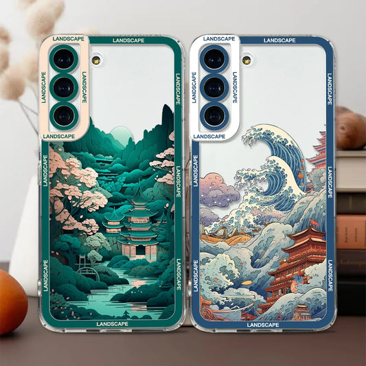 Soft Cover Japanese Landscape Phone Case