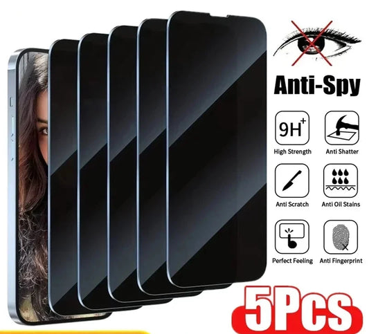 5Pcs Full Cover Privacy Screen Protector